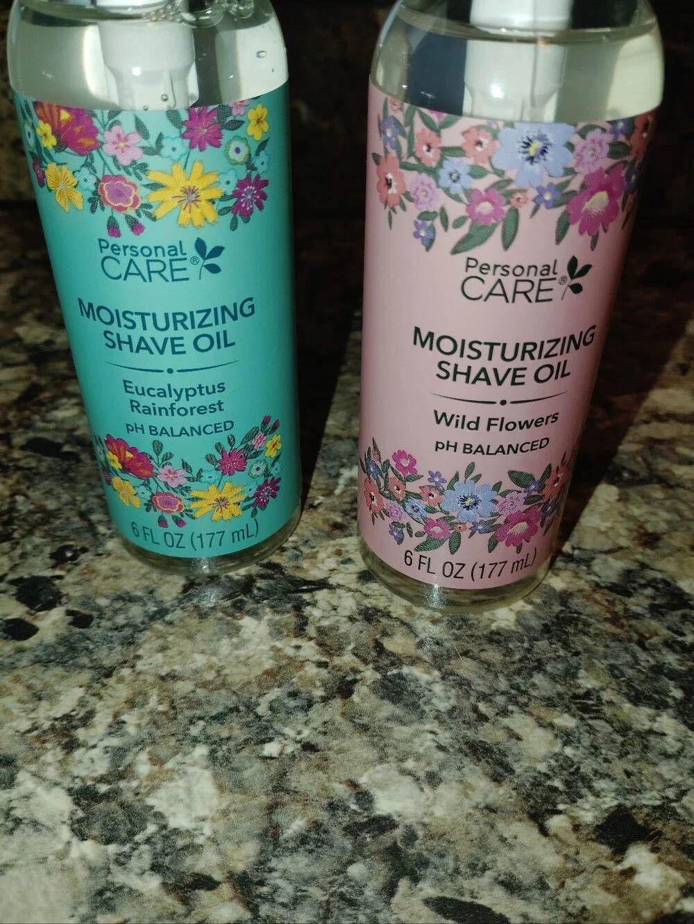 Wildflowers and eucalyptus rainforests pH balance Moisturizing Shave Oil Set